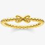 THOMAS SABO Gold Plated Beaded Infinity Ring TR2320-413-39