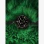U-BOAT Mens Capsoil 45mm Black Case & Green Hour Markers Watch 8840