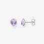 THOMAS SABO Purple Cold Enamel Alien Stud Earrings H2274-041-13