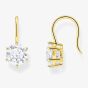 THOMAS SABO Gold Plated Cubic Zirconia Earrings H2287-414-14