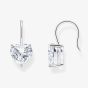 THOMAS SABO Silver Heart Cubic Zirconia Earrings H2288-051-14