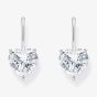 THOMAS SABO Silver Heart Cubic Zirconia Earrings H2288-051-14