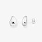 THOMAS SABO Small Sterling Silver Organic Tear Shape Stud Earrings H2303-001-21
