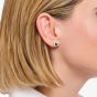 THOMAS SABO Small Sterling Silver Organic Tear Shape Stud Earrings H2303-001-21