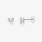 THOMAS SABO Sterling Silver Heart Zirconia Stud Earrings H2306-051-14