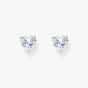 THOMAS SABO Sterling Silver Heart Zirconia Stud Earrings H2306-051-14