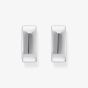 THOMAS SABO Sterling Silver 16.5mm Angular Hoop Earrings CR744-001-21