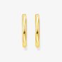 THOMAS SABO Gold Plated 26.8mm Slim Classic Hoop Earrings CR745-413-39