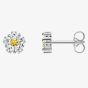 THOMAS SABO Silver Cubic Zirconia Daisy Flower Stud Earrings H2297-051-4