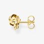 THOMAS SABO 18ct Gold Plated Rose Stud Earrings H2314-413-39