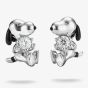 THOMAS SABO Silver & Cubic Zirconia Peanuts Snoopy Stud Earrings H2348-691-14