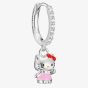 THOMAS SABO Hello Kitty Waving Charm & Cubic Zirconia Single Hoop Earring CR772-M06-7