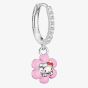 THOMAS SABO Hello Kitty Flower Charm & Cubic Zirconia Single Hoop Earring CR773-M06-7