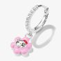 THOMAS SABO Hello Kitty Flower Charm & Cubic Zirconia Single Hoop Earring CR773-M06-7