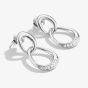 THOMAS SABO Together Sterling Silver Cubic Zirconia Intertwined Earrings H2350-051-14