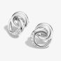 THOMAS SABO Together Sterling Silver Cubic Zirconia Intertwined Stud Earrings H2352-051-14