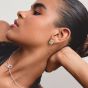 THOMAS SABO Together Sterling Silver Cubic Zirconia Intertwined Stud Earrings H2352-051-14