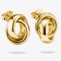 THOMAS SABO Classics 18ct Yellow Gold Plated Double Interlinked Circle Earrings H2358-M01-39