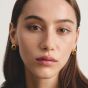THOMAS SABO Classics 18ct Yellow Gold Plated Double Interlinked Circle Earrings H2358-M01-39