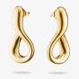 THOMAS SABO Classics 18ct Yellow Gold Plated Loop Stud Earrings H2362-M01-39