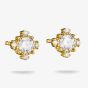 THOMAS SABO Classics 18ct Yellow Gold Plated Cubic Zirconia Stud Earrings H2311-M01-14