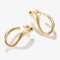 THOMAS SABO Classics 18ct Yellow Gold Plated Swirl Hoop Earrings CR770-M01-39
