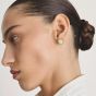 THOMAS SABO Fluid Elegance 18ct Yellow Gold Plated Mother of Pearl Halo Stud Earrings H2354-M01-14