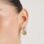 THOMAS SABO Fluid Elegance Sterling Silver Pave Cubic Zirconia Wave Earrings CR765-051-14