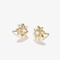 THOMAS SABO 18ct Yellow Gold Plated Cubic Zirconia Star Stud Earrings H2380-M01-14