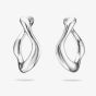 THOMAS SABO Sterling Silver Wave Hoop Earrings CR754-001-21