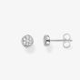 THOMAS SABO Silver 6mm Pavé Round Stud Earrings H1848-051-14