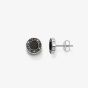 THOMAS SABO Silver Black Pavé Onyx Stud Earrings H1861-641-11