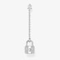 THOMAS SABO Silver & Cubic Zirconia Padlock Dropper Single Stud Earring H2213-051-14