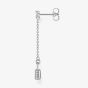 THOMAS SABO Silver & Cubic Zirconia Padlock Dropper Single Stud Earring H2213-051-14