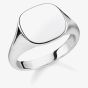THOMAS SABO Sterling Silver Classic Square Shaped Signet Ring TR2248-001-21