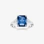 THOMAS SABO Ladies Blue & White Stone Set Cocktail Ring TR2362-166-1