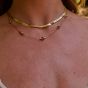 Ava & Sky 14ct Yellow Gold Plated Snake Chain ASN0027