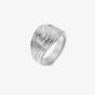 Ava & Sky Stainless Steel Verve Chunky Twisted Ribbon Ring ASR0006