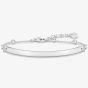 THOMAS SABO Silver Love Bridge Bar Ball Bracelet LBA0044-001-12