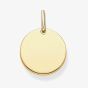 THOMAS SABO Ladies Love Bridge Gold Pendant LBPE0001-413-12