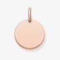THOMAS SABO Ladies Love Bridge Rose Gold Pendant LBPE0001-415-12