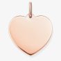 THOMAS SABO Rose Gold Plated Heart Pendant LBPE0017-415-12