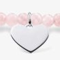 THOMAS SABO Love Bridge Pink Beaded Heart Bracelet  LBA0115-034-9