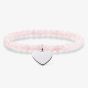 THOMAS SABO Love Bridge Pink Beaded Heart Bracelet  LBA0115-034-9