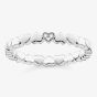 THOMAS SABO Silver Diamond Heart Band Ring D_TR0013-725-14