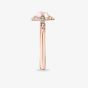 THOMAS SABO Rose Gold Plated Vintage Rose Quartz Ring D_TR0043-925-26