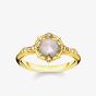 THOMAS SABO Gold Plated Agate Ring D_TR0043-958-24