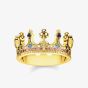 THOMAS SABO Gold Plated Crown Ring TR2224-959-7