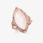 THOMAS SABO Rose Gold Plated Rose Quartz Marquise Ring TR2041-537-9