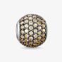 THOMAS SABO Silver Pavé Champagne Cubic Zirconia Bead K0088-643-3